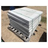 8pc 36x36 Light Gray Non-textured Pavers