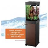 Aqueon 15GAL Column Aquarium Stand/Tank