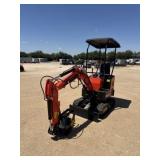 New/Old Stock AGT WH12R Mini Excavator