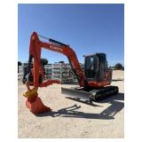 Kubota U55-4 Cab/Air Auto-Idle 5-Ton Excavator