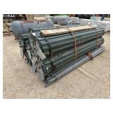 Pallet Lot of 8 Roll Up Doors w/Rails