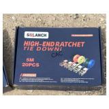 20pc 5m Ratchet Tie Down Loops