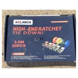 20pc 3.5m Ratchet Tie Down Loops
