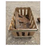 Crate of Assorted Metal