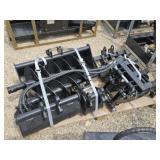 NEW AGT 8pc Mini Excavator Attachment Set