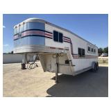 *1996 Exiss 3 Horse Slant Trailer