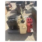 Lot of Assorted Fuel Cans