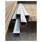 7pc 2 1/2"x2 1/2ï¿½x10ï¿½ Galvanized Square Tubing