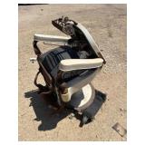 Antique Porcelain Barber Chair