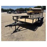 *2027 Salvation 82"x12ï¿½ T/A Utility Trailer