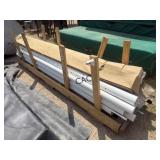 Pallet Lot of PVC/Irrigation Pipe & Gutters