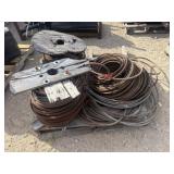 Lot of Assorted Sz HD Steel Wire Rope 300