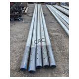Lot of 5pc Galvanized 4.5"x27