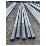 Lot of 5pc Galvanized 4.5"x27