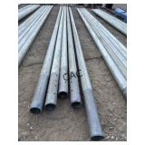 Lot of 5pc Galvanized 4.5"x27