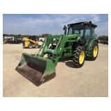 John Deere 5075E Cab/Air 4WD w/JD520M w/Loader