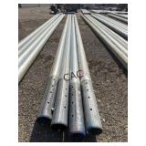 Lot of 4pc Galvanized 4.5"x27
