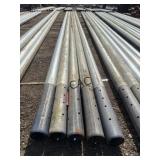 Lot of 5pc Galvanized 4.5"x27