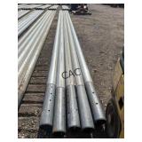 Lot of 5pc Galvanized 4.5"x27