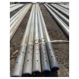 Lot of 5pc Galvanized 4.5"x27
