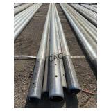 Lot of 5pc Galvanized 4.5"x27