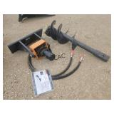 NEW Wolverine Mini Skid Steer Auger Drive & Bit