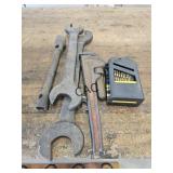Lot of Assorted Wrenches and Drill Bit Set