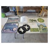 Lot of Assorted John Deere Wall Decor