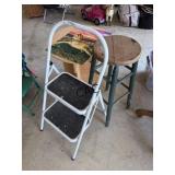 Step Ladder, Stool and Side Table