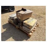 Pallet Lot of Quikrete and Forming Stakes