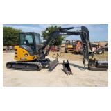 John Deere 50G Forestry Excavator w/ME36 Mulcher
