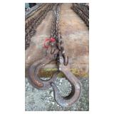 Lot of 2 Heavy Duty Lifting/pulling Tow Chains
