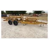 Mammoth 3 Bale Hay Trailer Bumper Pull