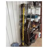 Assortment of Chains and Slings(Side of Rack Only)