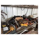 Shelf Lot of Assorted Tools