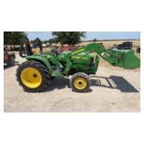 John Deere 3038E w/D160 Loader/Bucket 4WD