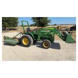 John Deere 790 Diesel 4WD w/300 Loader/Bucket