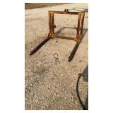 3pt Single Bale Hauler Attachment