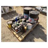 Pallet Lot Assorted Oils, Lubricants & Chemicals