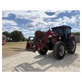 Case Maxxum 110 Cab/Air w/L740 Loader/Forks, 4WD
