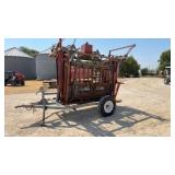 WW Livestock Portable Working Chute w/Hydraulics