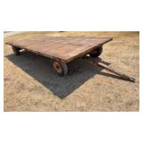 Four Wheel Pintle Hitch Hay Trailer