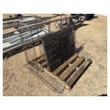 Dog Kennel, Shelving Unit & Fence Panel