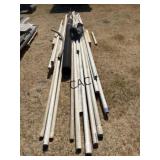 Lot of Assorted Size PVC Pipe