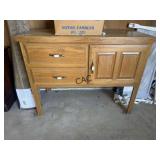 Storage Hutch with 2 Drawers and Cabinet