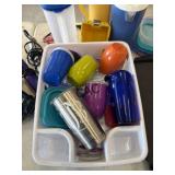 Lot of Assorted Kitchen and Hairstyling Items