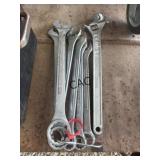 Lot of 6 Wrenches & Crescent Wrench
