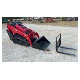 FT-V1000 Stand-On Kubota Diesel Skid Steer 0.6 hrs