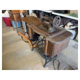 New Royal Antique Sewing Machine and Cabinet