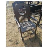 Texas Star Metal Rocking Chair